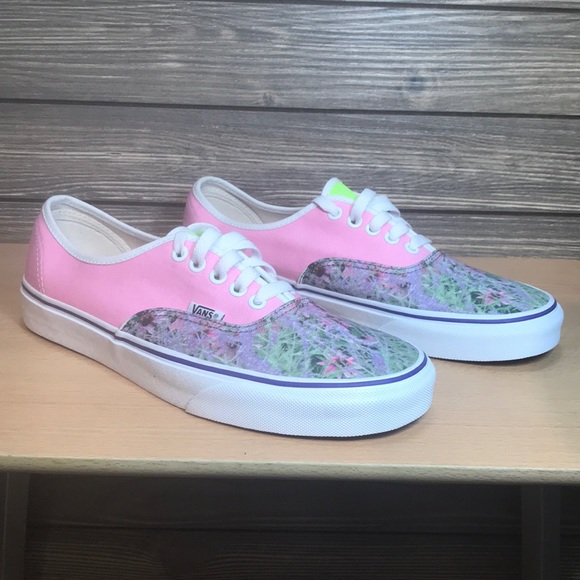 Vans Shoes - Vintage Custom Vans Pink Sneakers